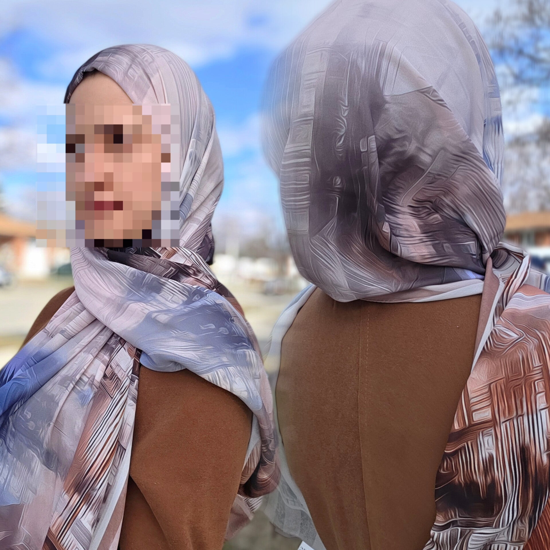 The Earth Canvas Crepe Shawl