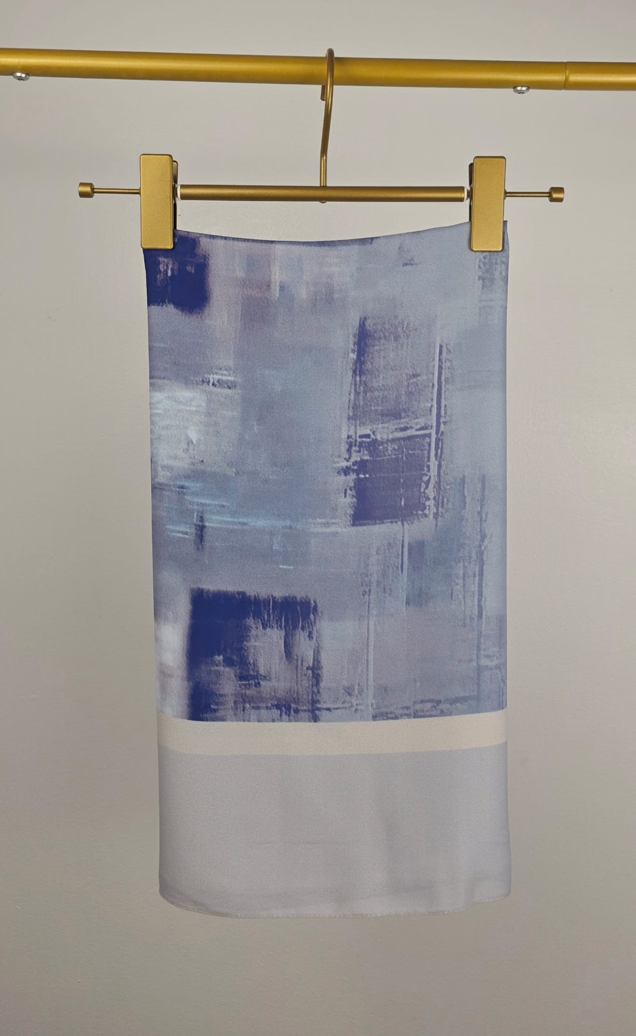 Abstract Print Crepe Shawl