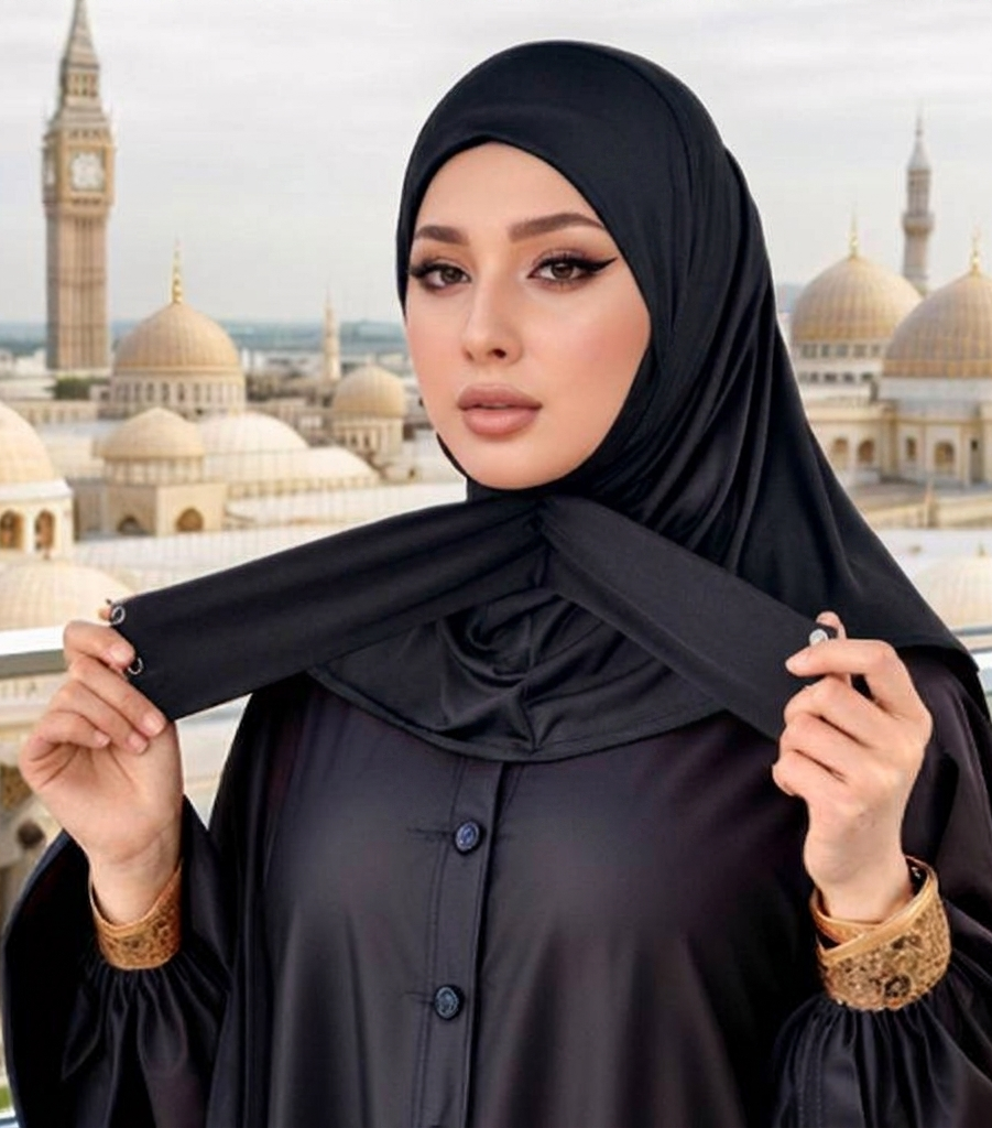 Instant Scarf with snap button
