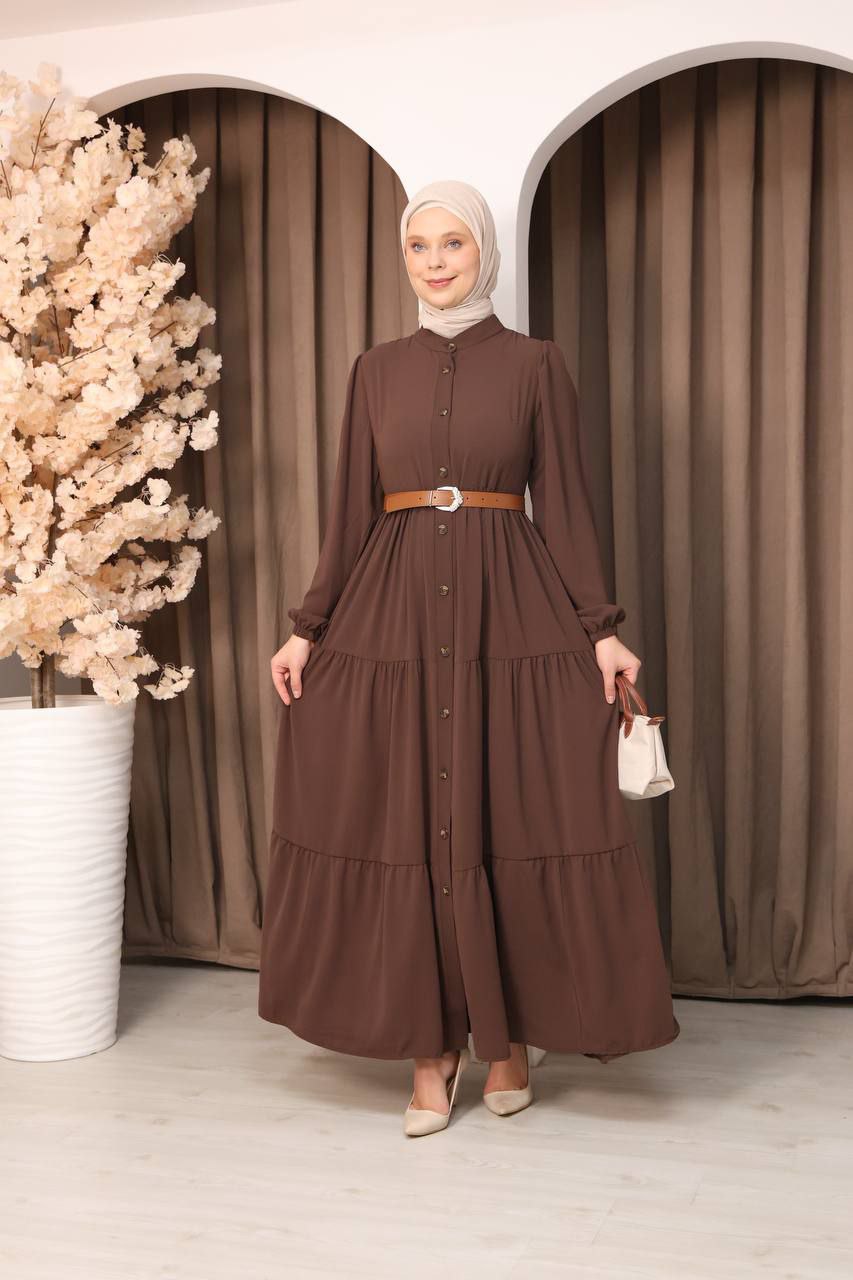 Belted Dress with Pockets (Available in 2 colors)