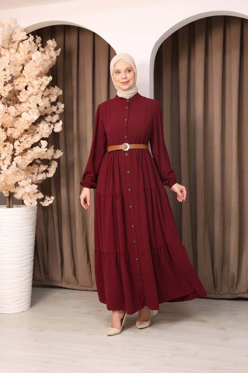Belted Dress with Pockets (Available in 2 colors)